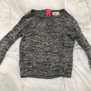 Grey knitted Hollister sweater